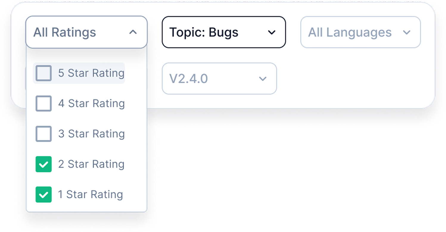Granular filter system mockup