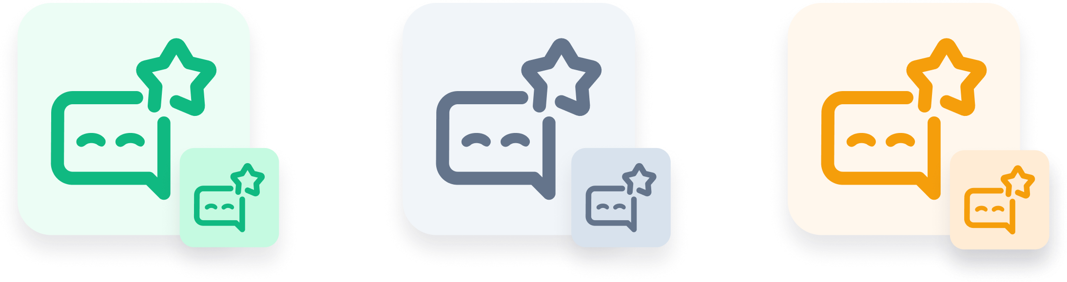 Grouped apps for comparison